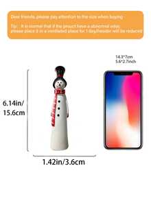 This Resin Santa Claus/Snowman Statue Is Suitable For Indoor And Outdoor Christmas Decoration And Home Decor. It Is An Ideal Choice For Christmas Decoration, New Year's Gifts, Christmas Supplies, Christmas Parties, Christmas Holidays, And Christmas Gifts. - Multicolor - View 6