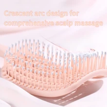 1 chiếc lược chải tóc tạo độ phồng, gỡ rối, có rãnh - Dụng cụ massage rỗng cho nữ tại nhà và salon, sử dụng được cả khi ướt và khô, tạo kiểu tóc bồng bềnh cho tóc dài xoăn, lược chải tóc màu Macaron có rãnh phía sau - sử dụng được cả khi ướt và khô, tạo kiểu tóc bồng bềnh cho tóc dài xoăn, lược massage đệm khí - dụng cụ gỡ rối, tạo độ phồng cho nữ. Đồ dùng làm đẹp khi đi du lịch, dụng cụ làm tóc, đồ dùng cho tóc, đồ dùng cần thiết khi đi du lịch, thợ cắt tóc, nhà tạo mẫu tóc, phụ kiện thợ cắt tóc, ngày lễ tình nhân, đồ dùng cho tóc, nhà tạo mẫu tóc, tiệm cắt tóc, salon, đồ dùng cần thiết khi đi nghỉ mát, sản phẩm chăm sóc tóc, tiệm cắt tóc, quà tặng Valentine, đồ dùng cần thiết khi đi du lịch cho nữ, dụng cụ tạo mẫu tóc. - ngẫu nhiên - Xem 6