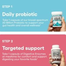 Physician's Choice Hack Your Tummy Bundle: DigestiveEnzymes & 60 Billion Probiotic-Digestion, Lmmune &Bloating Support For Men & Women - 3 - 查看 3