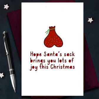 1pc Christmas Greeting Card For Sister - Versatile Holiday Card For Stepsister, Sister-In-Law, Best Sister Friend With Envelope - Funny, Cute, Lovely Xmas Gift Note - For Birthday, Thank You & Good Luck Wishes