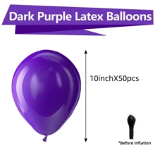 Purple Balloon Garland Kit Dark And Gold Arch Lavender Light Decoration For Princess Party Birthday