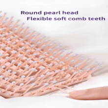 1 chiếc lược chải tóc tạo độ phồng, gỡ rối, có rãnh - Dụng cụ massage rỗng cho nữ tại nhà và salon, sử dụng được cả khi ướt và khô, tạo kiểu tóc bồng bềnh cho tóc dài xoăn, lược chải tóc màu Macaron có rãnh phía sau - sử dụng được cả khi ướt và khô, tạo kiểu tóc bồng bềnh cho tóc dài xoăn, lược massage đệm khí - dụng cụ gỡ rối, tạo độ phồng cho nữ. Đồ dùng làm đẹp khi đi du lịch, dụng cụ làm tóc, đồ dùng cho tóc, đồ dùng cần thiết khi đi du lịch, thợ cắt tóc, nhà tạo mẫu tóc, phụ kiện thợ cắt tóc, ngày lễ tình nhân, đồ dùng cho tóc, nhà tạo mẫu tóc, tiệm cắt tóc, salon, đồ dùng cần thiết khi đi nghỉ mát, sản phẩm chăm sóc tóc, tiệm cắt tóc, quà tặng Valentine, đồ dùng cần thiết khi đi du lịch cho nữ, dụng cụ tạo mẫu tóc. - ngẫu nhiên - Xem 7