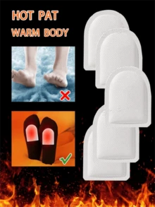 40片一次性暖手贴/暖脚贴/暖趾贴，速效加热垫，自粘式通用暖身贴，持久保暖，有效加热10小时，空气激活，无异味，天然成分，春夏必备，伴娘礼物，房间、海滩、旅行适用 - 彩色 - 查看 3