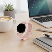 1 Pc Universal 18/20/22mm Nylon Sport Strap Compatible With Samsung Galaxy Watch 7 6 5 6 Classic Band,For HuaWei Watch GT6/GT5/Garmin Watch Vivoactive 5/Vivoactive3/Amazfit Watch BIP5/GTR 4 3 2/Polar Watch Smart Watch Adjustable Elastic Band Unisex - 22mm - View 24