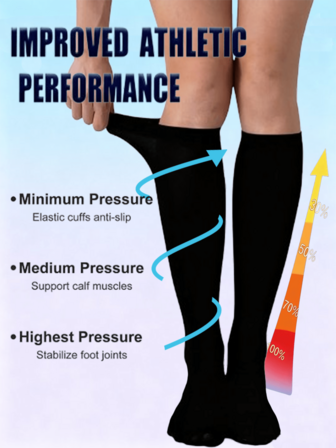 6 Paris Compression Socks Is Best Support For Running Athletic Cycling Hiking