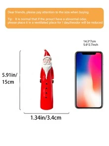 This Resin Santa Claus/Snowman Statue Is Suitable For Indoor And Outdoor Christmas Decoration And Home Decor. It Is An Ideal Choice For Christmas Decoration, New Year's Gifts, Christmas Supplies, Christmas Parties, Christmas Holidays, And Christmas Gifts. - Multicolor - View 7