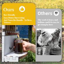 ACORNS Auto Bee Hive Starter Kit - Bee Hive Tool Bag For Beginners With 7 Flow Beehive Frames - 白色 - 查看 5