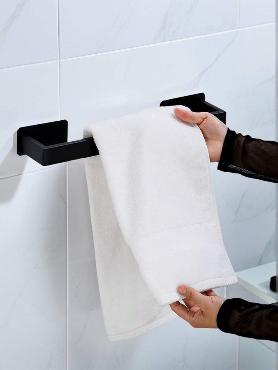 Badezimmer Handtuchhalter Edelstahl Handtuchaufbewahrungsregal Badezimmer Aufbewahrung Quadratisches Rohr Rundes Rohr Handtuchhalter 1 Stück