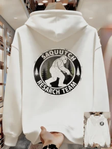 Sudadera con capucha para hombre - Blanco - Ver 8