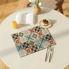 1/2pc Coffee Mat - Hides Stains, Highly Absorbent, Rubber Bottom, Quick Dry, Suitable For Kitchen Countertops, Coffee Bars, Dish Drying Racks, Compatible With Coffee Makers, Coffee Pots, Espresso Machines - Multicolor - View 8