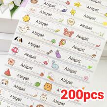 Custom Stickers, Personalized Name Labels Stickers, Back To School Supplies For Kids, Customized Name Tag Stickers, Customizable Stickers, Boy, Girl - Style 3 - View 8