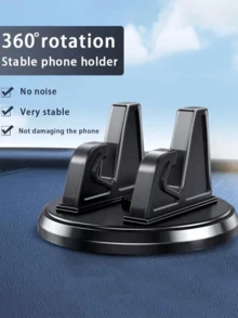 Adjustable Car Phone Holder With Rotatable Dashboard Mount. Features Include Free Rotation, Strong Suction Cup Base, Multi-Functional Disc-Type Car Center Console Phone Holder, Adhesive Phone Support, Waterproof And Hands-Free Design. Suitable For Cars, Homes, Offices, Etc. (Car Accessories/Car Interior Accessories/Smartphone Holders/Car Electronics And Phone Accessories) - Multicolor - View 8