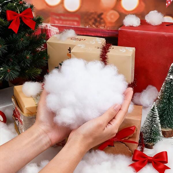 Nieve artificial, adecuada para Navidad, Halloween, Año Nuevo, Día de San Valentín - Estilo moderno, efectos realistas, materiales de fibra, árboles DIY, guirnaldas de flores, decoración de escena - Multiusos, adecuada para hogares, oficinas, fiestas