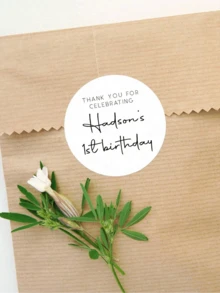 Nhãn dán tùy chỉnh 3cm, 30 miếng, dễ dán và xé, độ bền cao, thích hợp cho bao bì thực phẩm, nhận dạng thiết bị văn phòng, nhãn đồ chơi trẻ em, dễ đánh dấu và quản lý. Nhãn dán --- Nhãn dán tùy chỉnh - tròn - Xem 4