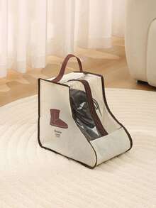 1 Piece Shoe Storage Organizer Dustproof Shoe Cover Shoe Cover Storage Bag Luggage Boots Shoe Cover Bag Elegant Shoes Storage Bag Travel Home Non Woven Boot Bag - Nhiều màu - Xem 11