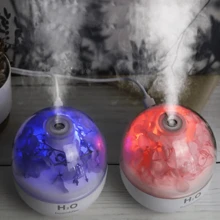 Humidificador Petal, humidificador, humidificador para flores preservadas, difusor de aromaterapia USB portátil para coche, bruma hidratante con luz nocturna y sonido suave. Adecuado para dormitorios, oficinas, salones, escritorios y vehículos. - Morado - Ver 6