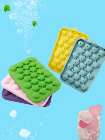 1 pieza Molde de silicona para cubitos de hielo de 25 celdas, molde de cubitos de hielo con forma de corazón, molde de bolas de hielo pequeñas, molde de cubitos de hielo para whisky, molde de cubitos de hielo con forma de fruta con tapa, molde de jabón hecho a mano con forma de uva, molde de cubitos de hielo para uso familiar en verano, molde de cubitos de hielo para refrigerador, congelación, fiesta, viaje, boda, cumpleaños, cocina, almacenamiento, al aire libre, suministros de Acción de Gracias, molde de cubitos de hielo, máquina de hielo, accesorio de cocina