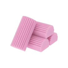 1pc Pink Cleaning Duster Sponge Damp Tool -Reusable Household Sponges Dusters Magical Dust Sponge Suitable For Cleaning Blinds, Glass, Baseboards, Vents, Mirrors, Window Track Grooves