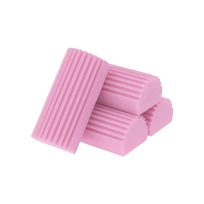 1pc Pink Cleaning Duster Sponge Damp Tool -Reusable Household Sponges Dusters Magical Dust Sponge Suitable For Cleaning Blinds, Glass, Baseboards, Vents, Mirrors, Window Track Grooves