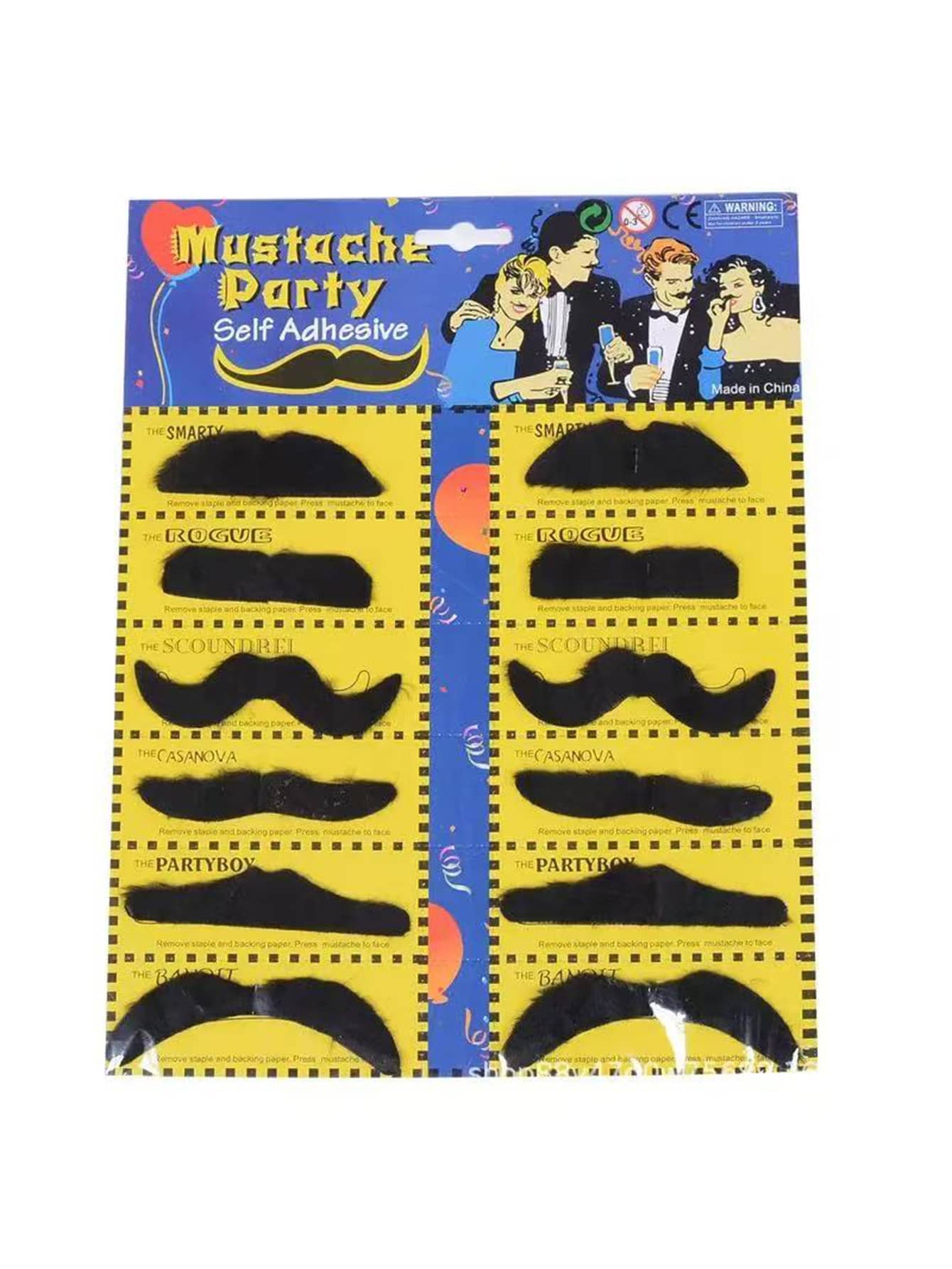 (6pcs/Set) Realistic Fake Mustaches - Creative And Fun Facial Hair For Stage Performances, Role-Playing, And Costumes. Black Mustaches, High-Quality Material, And Detailed Design. Suitable For Various Occasions. A Perfect Gift For Friends, Family, And Loved Ones, As Well As Party Favors, Birthday Presents, And New Year's Gifts. An Ideal Home And Gift Item.