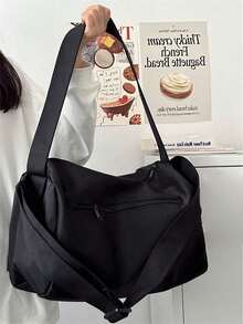 女士運動/瑜伽/短途出行旅行包，大容量訓練/游泳/健身包，有組織的單肩背包，可調節式肩帶環，手感舒適，耐磨，不累手