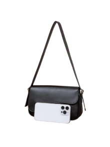 Solid Color PU Fashion New Underarm Bag Women's Shoulder Bag Everything Stylish Bag