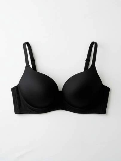 Sutiã Básico Feminino Reforçado C/ Bojo Alta Sustentação Uso Diário Fecho Duplo