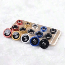 Universal Clip 0.45X Super Wide Angle & Macro 2-In-1 Lens For Smartphone, Assorted Styles Compatible With Iphone Android Phone For Winter Vacation, Travel, Creative Photography, Social Media Content, Vlogging Vacation Travlel Studio Outdoor Live Streaming Travel Vlog Video Recording Influencer Content Phone Accessories Phone Camera Lens Photography Accessories - Black - View 6