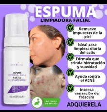 Dúo Quita Manchas, Espuma Limpiadora + Gel Anti-manchas. ADECUADO PARA TODOS LOS TIPOS DE PIEL.  Simplemente aplícalo a diario y sorpréndete con los resultados notables que obtendrás DESDE LA PRIMERA SEMANA.