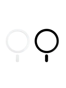 2pcs Wireless Charging Painted Iron Disc Magnetic Rings, Adhesive Magnetic Phone Holder Accessories, Universal Magnetic Sticker With Separate Tail Magnet, Enhance Magnetic Force Slim Fit No Trace No Damage Phone Magnetic Accessories - Multicolor - View 14