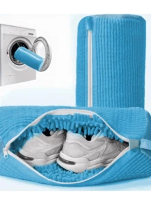 360°鞋袋、洗鞋袋、大号洗鞋袋、洗衣机专用洗鞋袋、防变形洗鞋袋、宽松魔力洗衣机鞋袋、宽松洗鞋袋、圆筒洗衣机涤纶洗鞋袋、鞋子保护袋 - 彩色 - 查看 7