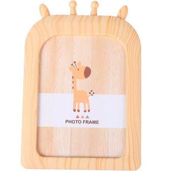 高品质长颈鹿造型相框，坚固的背板，适合家居装饰，例如男孩女孩房间的墙面和桌面装饰。