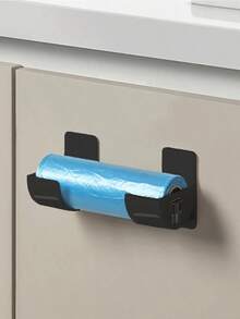 Bộ 3/2/1 kệ đựng đồ nhà bếp treo tường, giá đỡ bằng nhựa không cần khoan lỗ dùng để đựng túi rác, nắp nồi và sắp xếp tủ bếp - kệ đựng đồ dưới bồn rửa, kệ đựng đồ bên hông tủ lạnh, thích hợp để đựng túi rác, màng bọc thực phẩm, ô dù, giá để cán bột. - Nhiều màu - Xem 9