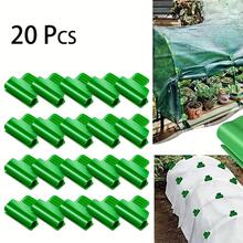 5/10/15/20/25个装温室塑料夹，适用于框架、园艺薄膜固定，重型温室夹，耐用塑料结构，园艺和农业用途，园艺薄膜夹，植物桌框架固定器，耐用塑料材质