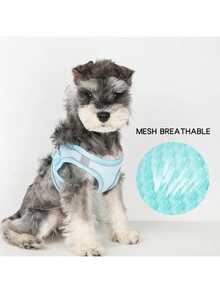 Reflective Dog Harness, Breathable Mesh Pet Leash, Suitable For Walking And Running - Black - View 5