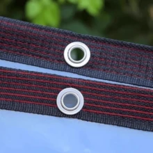 透明温室篷布套装，防水透明篷布，透明遮阳篷，冬季植物覆盖温室薄膜，防尘、防雨、防紫外线带扣眼花园罩，适用于花园、家庭、汽车、露营、DIY遮阳项目 - 透明 - 查看 10