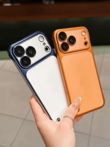 超薄无边框手机壳，兼容 17 Air、16、15、14、13、12 Pro Max Plus、17 Pro，亮面硬质哑光，纤薄透气，时尚保护壳，秒速升级至 17 系列 - 黑色 - 查看 12