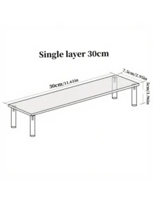 1pc Acrylic Jewelry Display Stand, 1/2/3 Tier Jewelry Display Rack, Cosmetic & Perfume Display Stand, Used To Display Jewelry, Accessories, Cosmetics & Perfumes - Clear - View 18