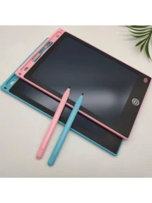 Tableta de escritura de 6.5 pulgadas / 8.5 pulgadas / 10 pulgadas / 12 pulgadas, pizarra para garabatear, tableta de escritura portátil, pizarra de escritura electrónica, pizarra de dibujo reutilizable, adecuada para arte y manualidades, hogar, escuela y oficina - Multicolor - Ver 1