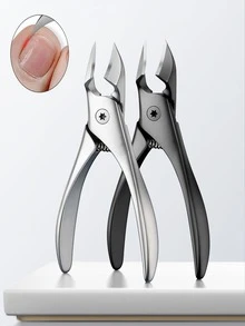 1pc Cuticle Care Tools Japanese-Style Front-Mounted Cuticle Trimmer For Hands And Feet, Hangnails, Cuticle Trimmer With Cuticle Pusher Set, Stainless Steel Cutter, Professional Cuticle Remover, Very Sharp Salon Quality Nail Tool - Gold - View 1