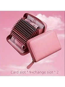 RFID Blocking Card Holder, 11 Slots: Large Capacity, Ultra-Thin Design, Suitable For Men's Wallets And Credit Cards