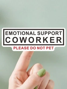 3/6/12/24 piezas Pegatinas de apoyo emocional para compañeros de trabajo, calcomanías para teléfonos, computadoras, ideal para regalos festivos, pegatinas gráficas divertidas, memes divertidos, regalos para ella, regalos de cumpleaños - Multicolor - Ver 1