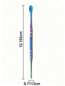 一套优质不锈钢和钛合金双头烟斗勺+烟斗清洁刷 - 多功能压棒和蜡雕工具，送给吸烟爱好者的趣味礼物