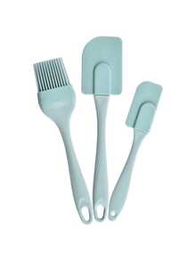 3件套烘焙工具套装，蛋糕铲，硅胶刷，多功能厨房用具（北欧绿，北欧粉） - 彩色 - 查看 7