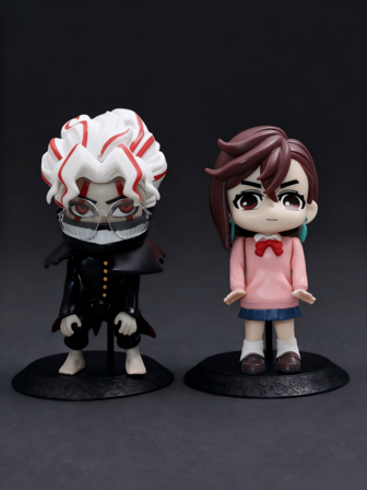 丹丹丹 - 高仓健 & 绫濑桃 可爱动漫 PVC 手办 收藏装饰模型玩具 适用于汽车/桌面/家居装饰 PVC 手办雕像 或粉丝礼物/收藏礼物/收藏摆件