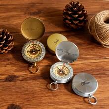 Personalized Luminous Flip Compass, Outdoor Navigation Tool, Engraved Gift For Boyfriend Husband Dad Friend Graduate, Garden Decor Sign - Multicolor - View 10