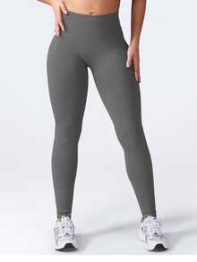 Impact Legging Women's Hidden Hip Lifting Line, High Elasticity, Beautiful Hips, Raised Hips, Waist, Yoga Training Pants, Outdoor Running, Fitness, Waist Lifting, Yoga Pants, Tight, High Waist, Breathable, Sports Underpants - 深灰色 - 查看 3