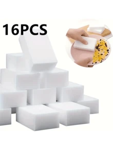 8PCS Magic Sponge Eraser, Foam Cleaning Pad, Multifunctional Household Cleaning Sponge, Kitchen Dishwashing Sponge, Suitable For Furniture, Bathroom, Bathtub, Sink, Floor, Wall, Cleaning Supplies, Household Gadgets, Ready For School, Kitchen, Bathroom, Home, Household Supplies - White - View 6