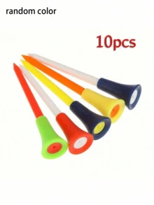 10-20pcs Random Color Golf Spikes, Rubber Tees - Multicolor - View 7