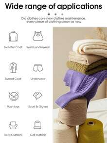 1pc Portable Rechargeable Electric Lint Remover, Efficient & Quick Removal Of Fuzz And Pilling On Clothes, Furniture And Carpets (1 Black) - Multicolor - View 5